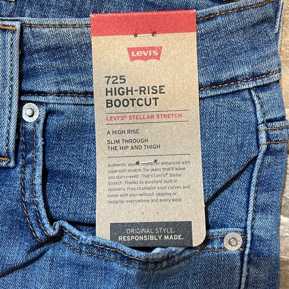 🆕 Levi’s 725 Women’s High Rise Boot Cut - Picture 5 of 12